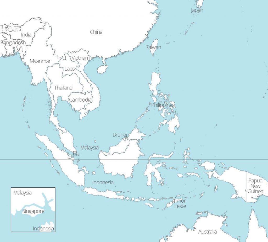Printable Southeast Asia Map