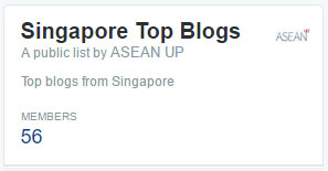 List of top blogs from Singapore on Twitter