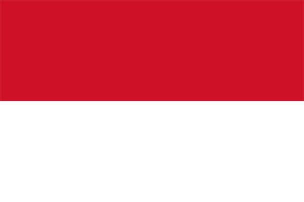 Premium Vector  Vector and hex code nation flag of indonesia