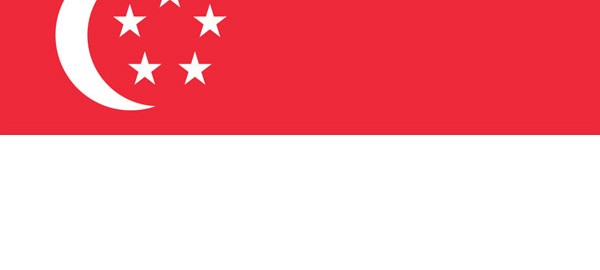 Singapore flag & arms - ASEAN UP