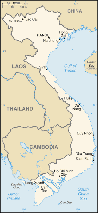 Vietnam Map  HD Political Map of Vietnam to Free Download