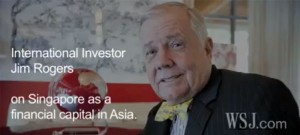 Jim Rogers on Singapore as a financial capital of Asia