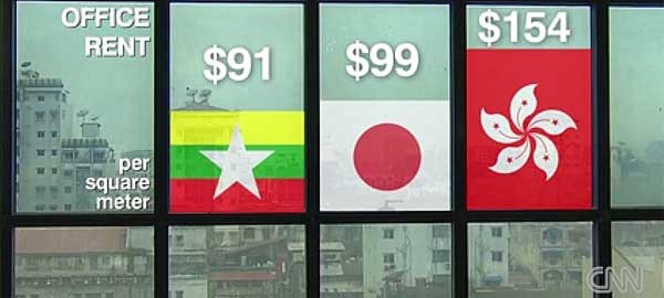 Booming real estate in Myanmar