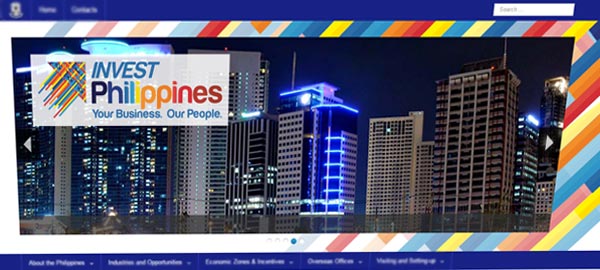 Official Invest Philippines website