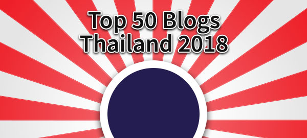 Top 50 Blogs from Thailand 2018