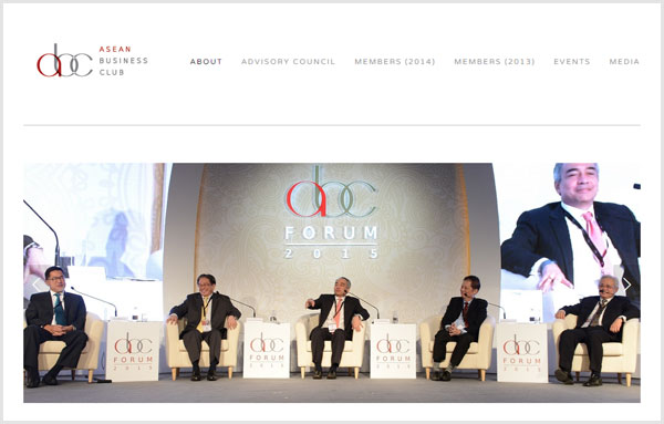 ASEAN Business Club website