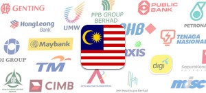 Malaysia's 30 largest listed companies