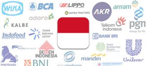 Indonesia's 45 largest listed companies