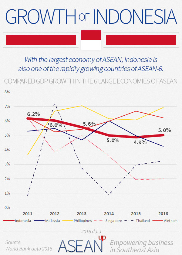 Indonesia growth infographic