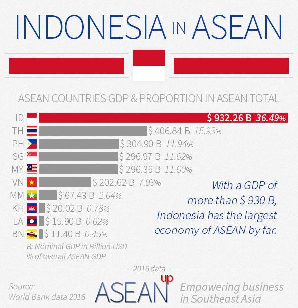 Indonesia in ASEAN infographic