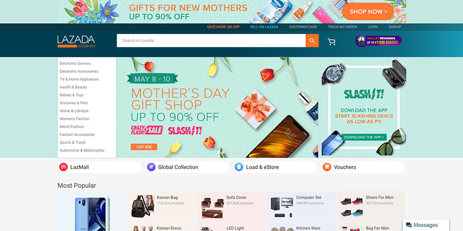 Top 10 E Commerce Sites In The Philippines 2019 Asean Up