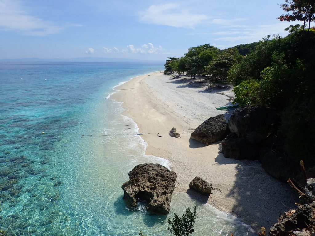 beach with rocks