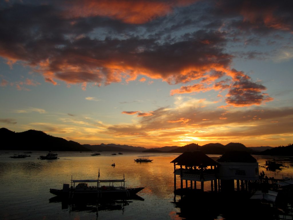 Sunset in the Philippines