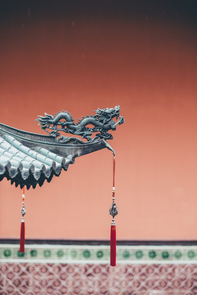 Singapore Chinatown dragon
