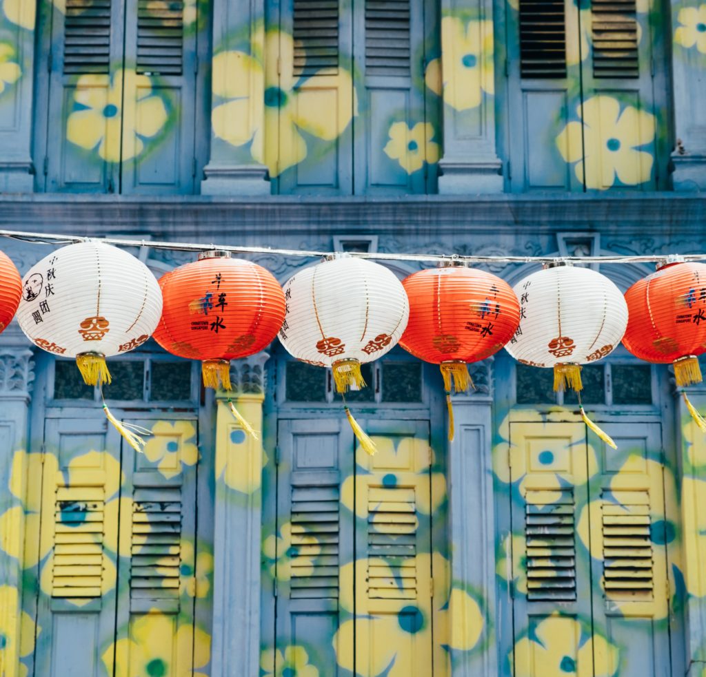 Singapore Chinatown lanterns