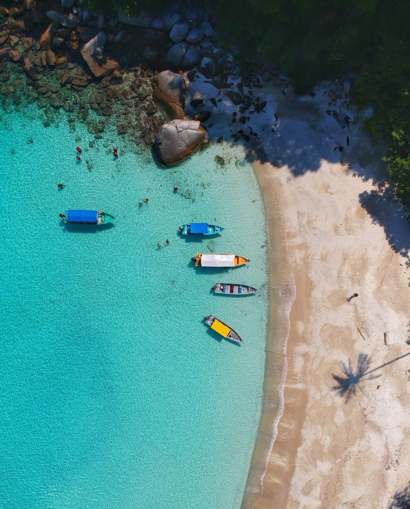 beach from above