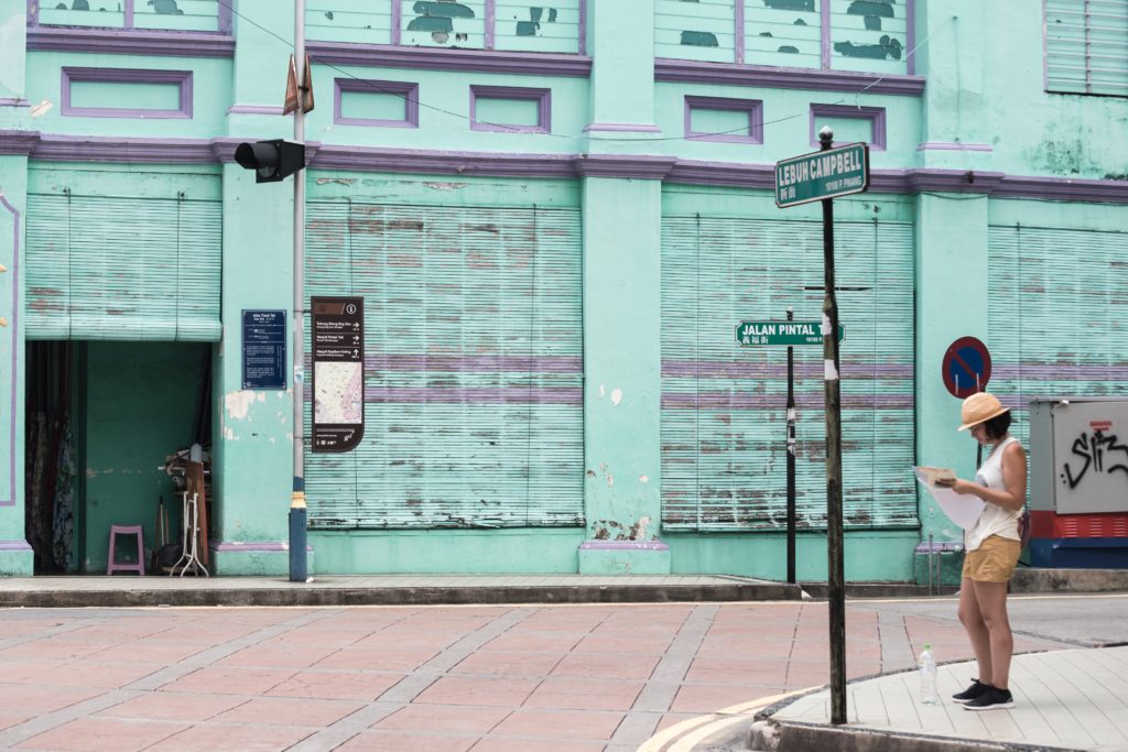 tourist in chinatown