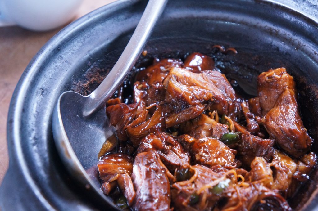 pork stew in claypot