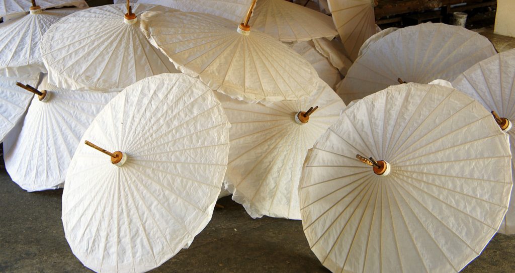 Paper umbrellas